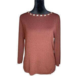 Finity Brown Sweater Size Medium​